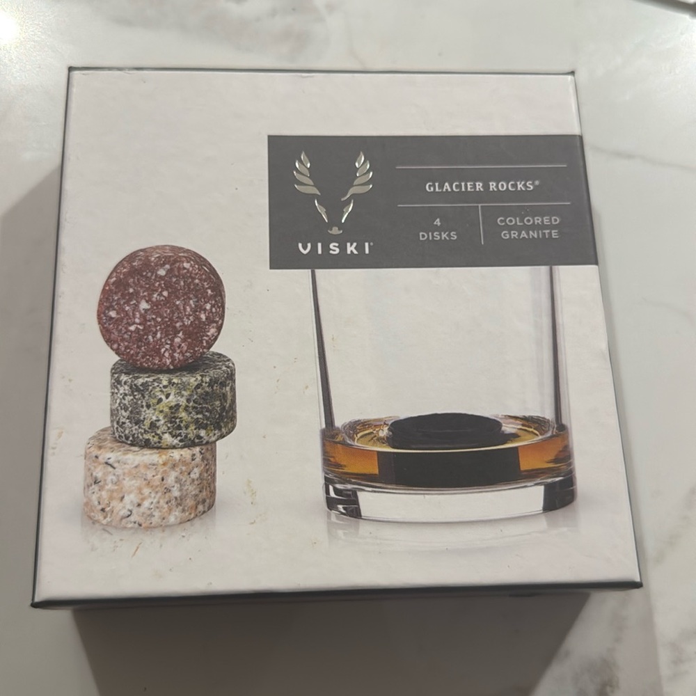 Glacier Rocks Set of 4 Granite Stone by Viski